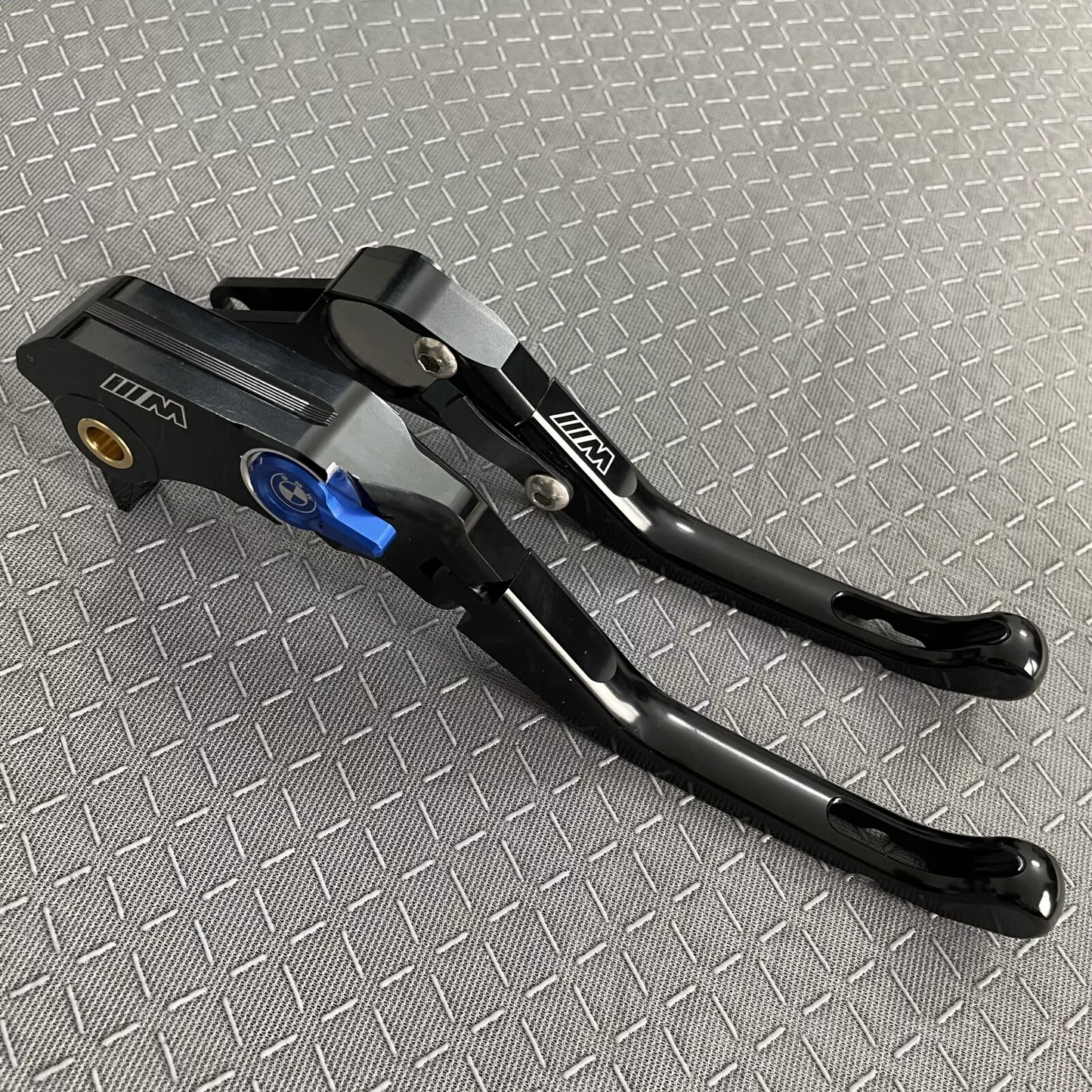 BLACK ADJUSTABLE BRAKE & CLUTCH LEVER SET - BMW S1000RR / M1000RR 2020-2024