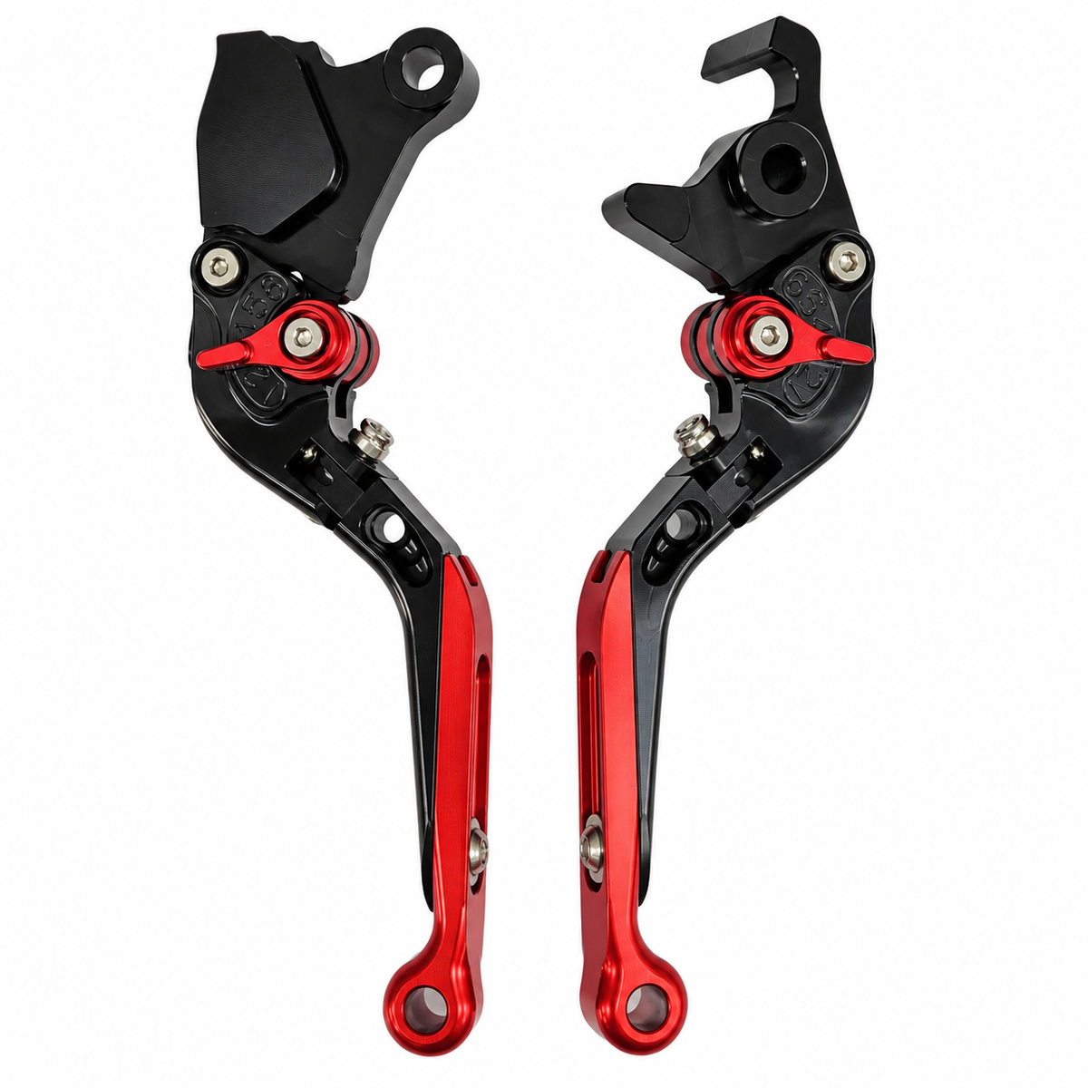 Red / Black Clutch & Brake Lever For CFMOTO 450SR 450SS 450SRS 2022-2026