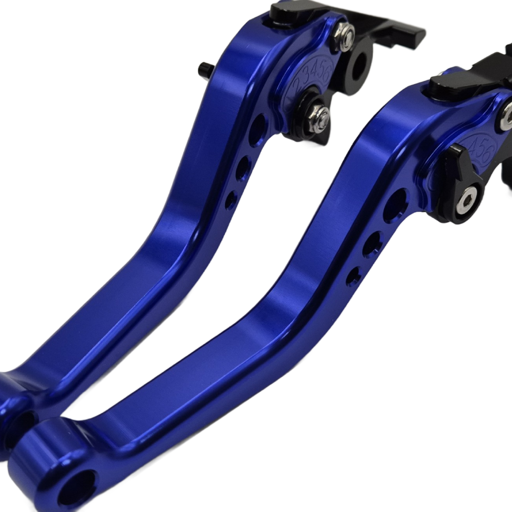 Short Blue Clutch & Brake Levers For Suzuki GSX-R 600 GSXR600 1997-2003