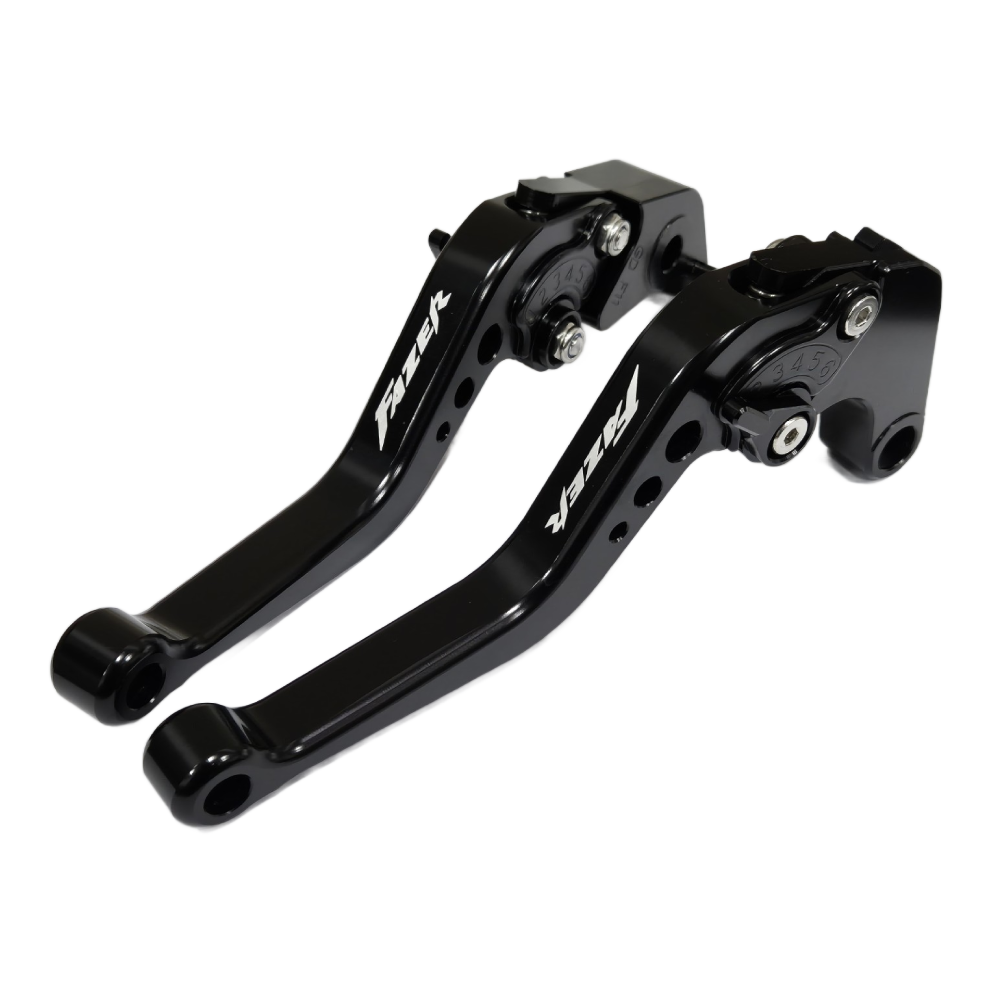 Short Black Clutch & Brake Lever Set - Yamaha Fazer FZ8 FZ6 FZ1 FZ6R