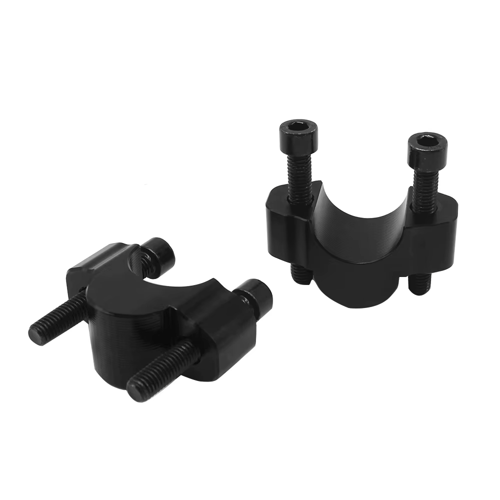 Black Handlebar Mount Risers Clamp Yamaha Tenere 700 T7 Rally XTZ/XT700Z 19-25