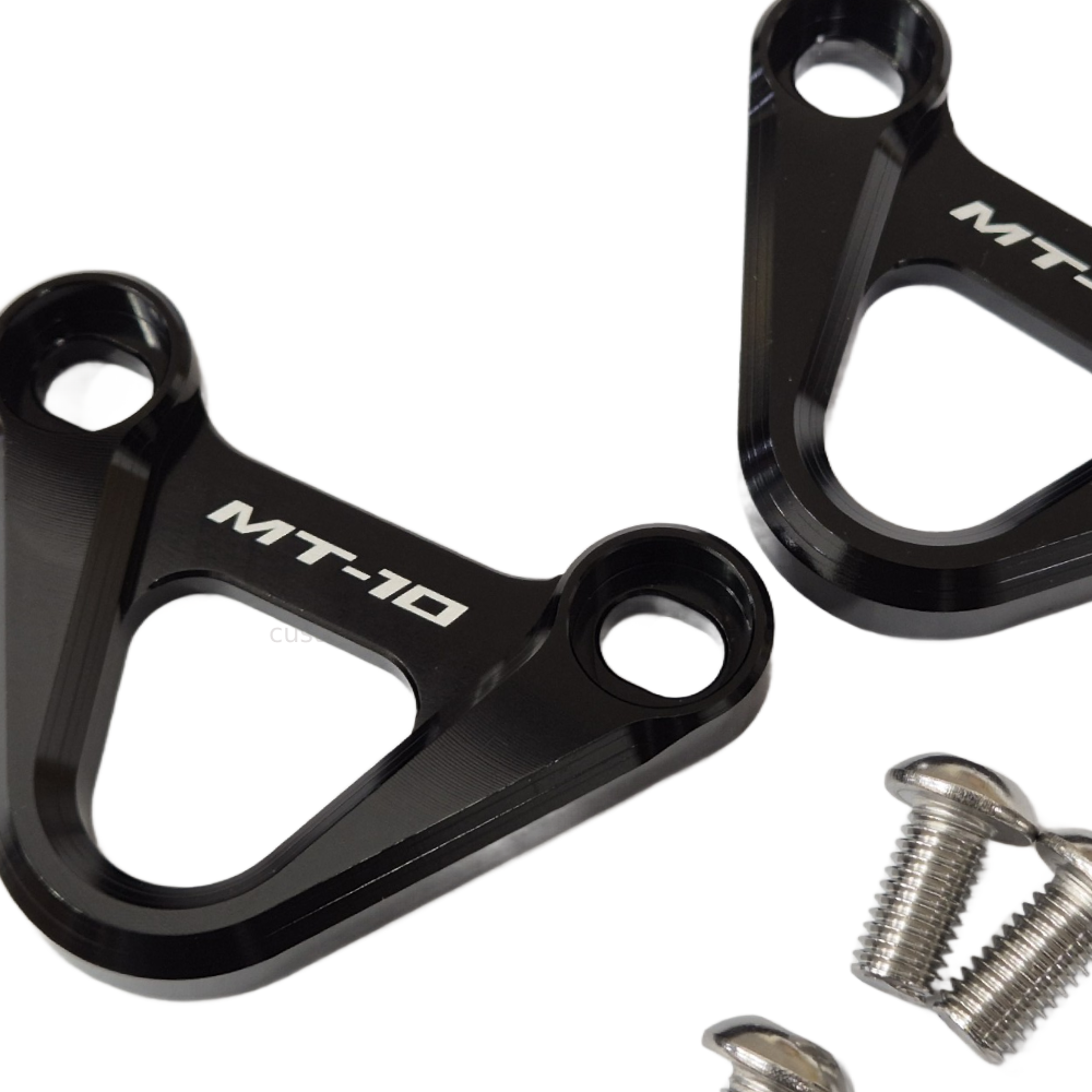 CNC Rear Foot Rest Blanking Plates For YAMAHA MT-10 2016-2025
