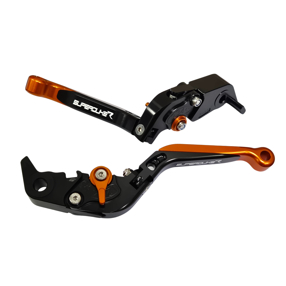 KTM 1290 Superduke R 2014-2026 | Adjustable Clutch Brake Lever Set Black/Orange