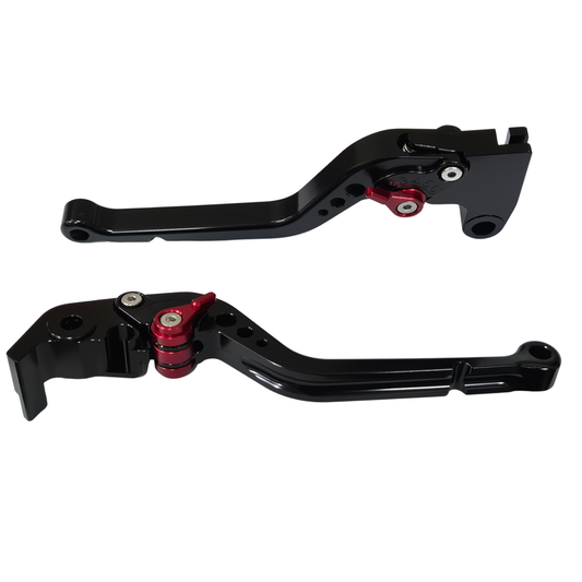 Long Black Clutch & Brake Lever - Triumph Daytona 675 R 2011-2017