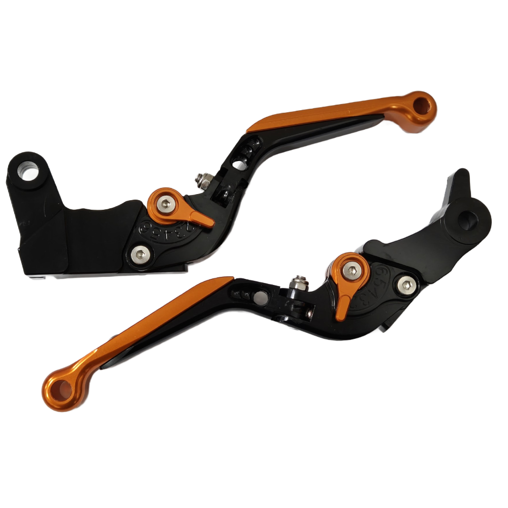 KTM 790 Duke 2018-2025 | Adjustable Clutch Brake Lever Set Black/Orange