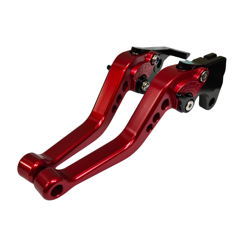 CNC Short Red Clutch & Brake Levers For Suzuki GSX-R 125 2020-2026