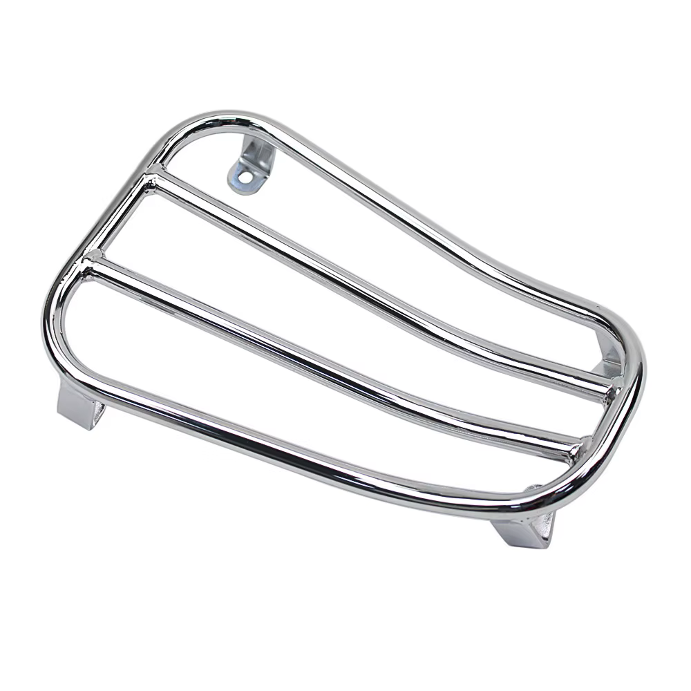 Vespa GTS Carrier Floor Runner GTV GT GTL Luggage Rack 125 200 250 300 - Chrome