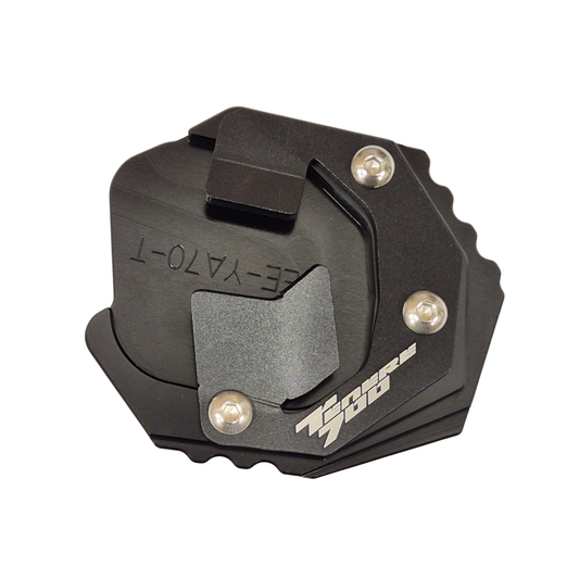 Black Side Stand Kickstand Shoe Extender - Yamaha Tenere 700 2019-2025