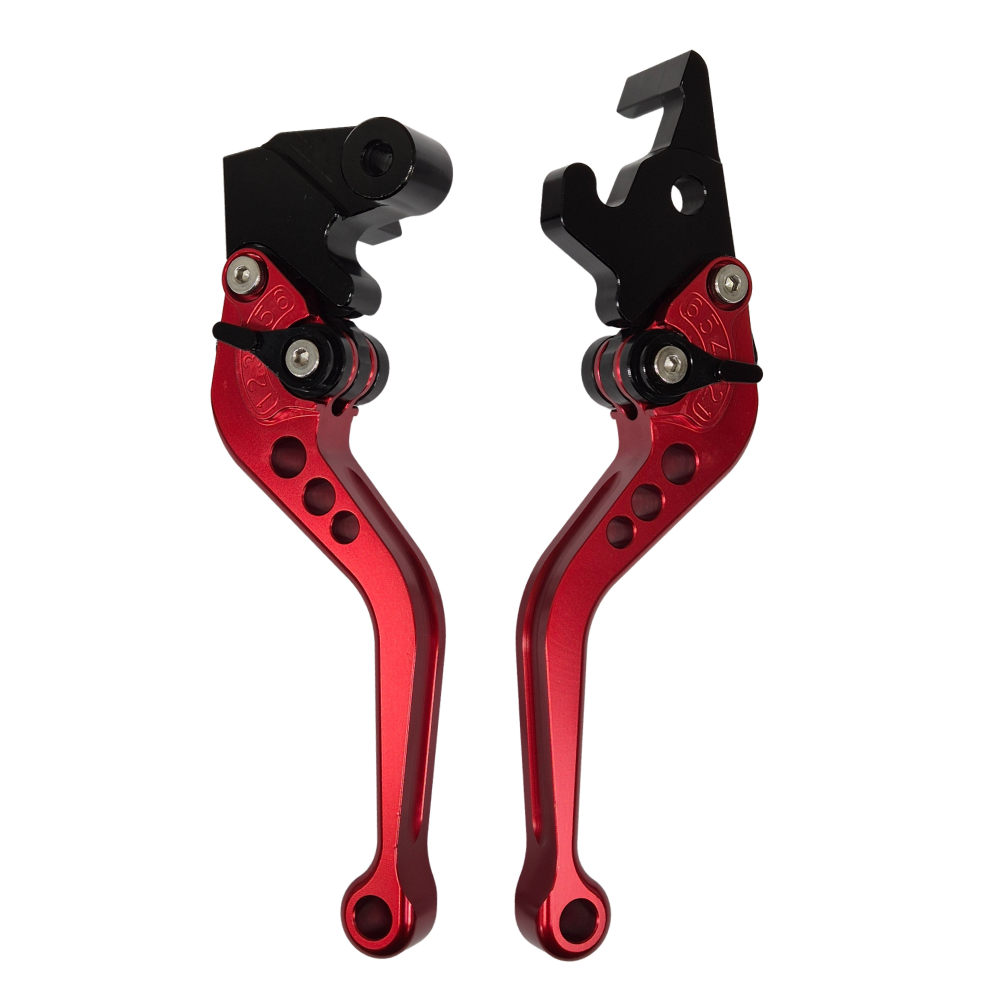 Short Red Clutch & Brake Levers - Yamaha MT-03 2016-2025
