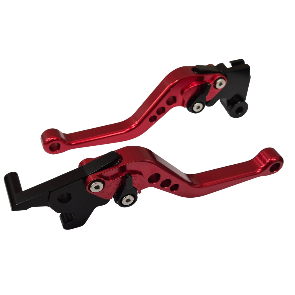 Short Red Clutch & Brake Levers - Yamaha YZF-R3 2015-2025