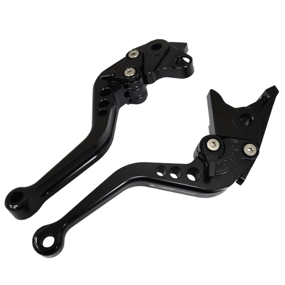 Honda CB 1300 2003-2011 Short Engraved Clutch Brake Lever Set - Black
