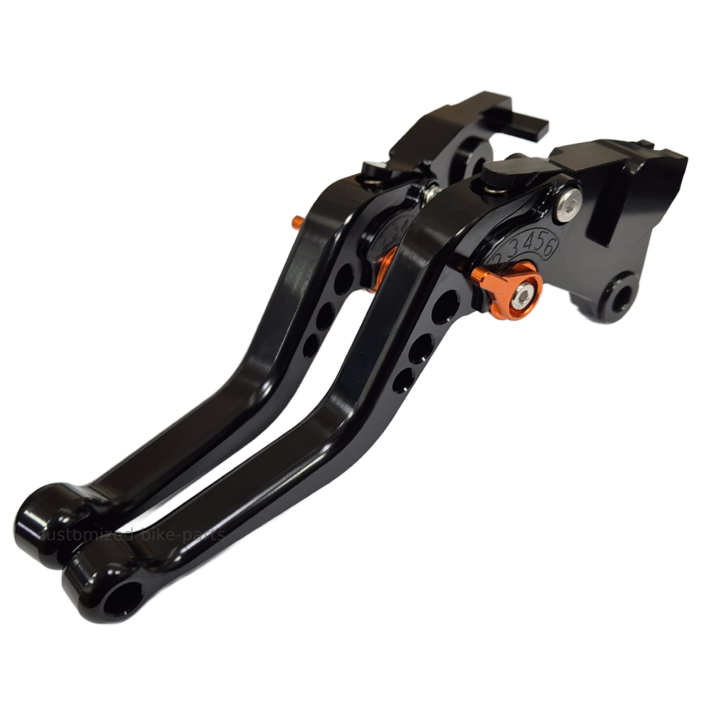 KTM 790 R / S Adventure 2019-2026 Short Clutch & Brake Lever Set - Black
