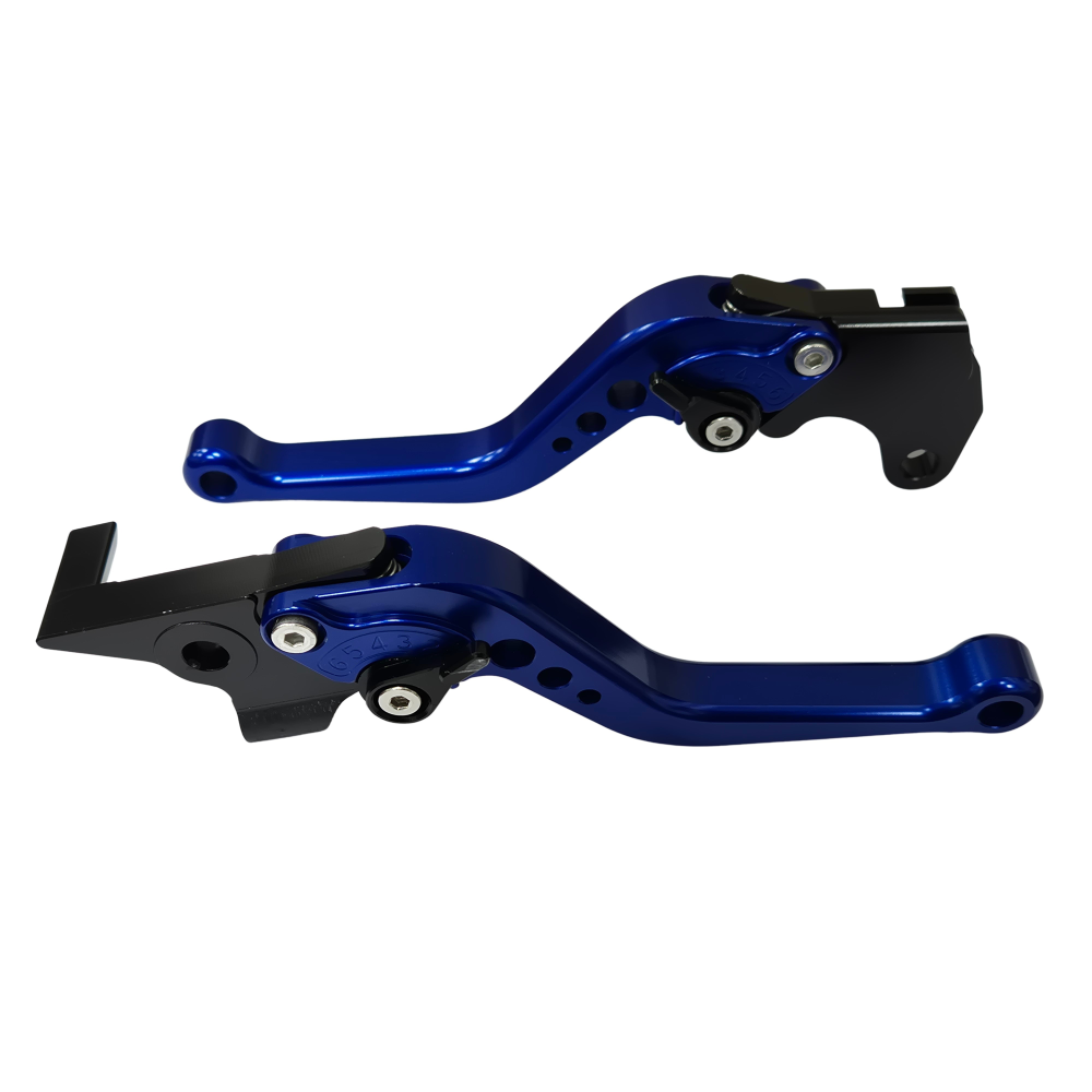 Short Blue Clutch & Brake Levers For Suzuki GSX-S 125 2020-2026
