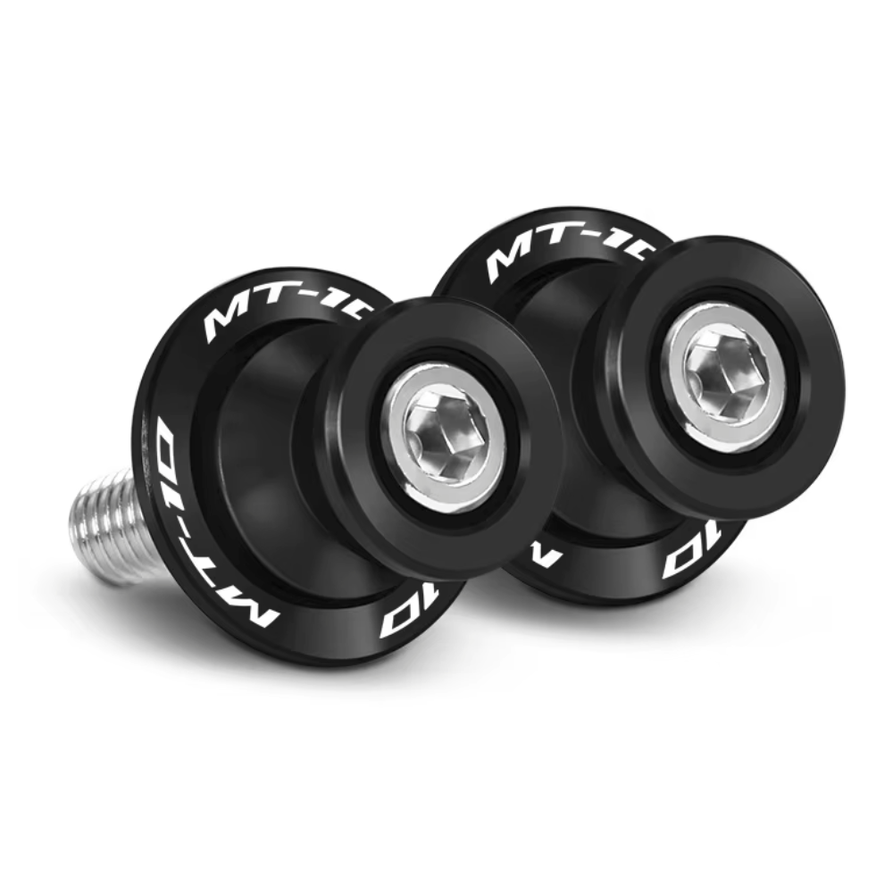 Yamaha MT-10 / SP 2016-2025 Rear Swingarm Spools Paddock Stand Bobbins - Black