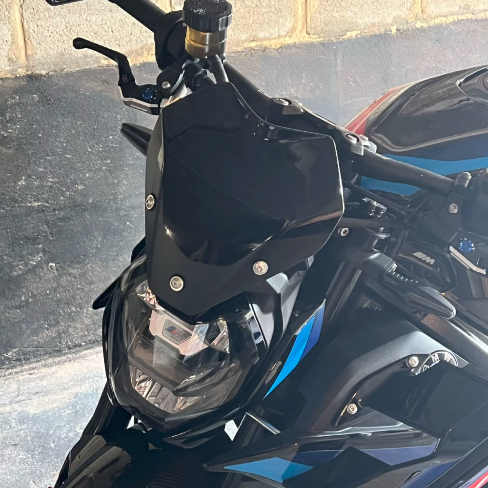 Motorcycle Small Windscreen Windshield Screen - BMW S1000R / M1000R 2021-2024