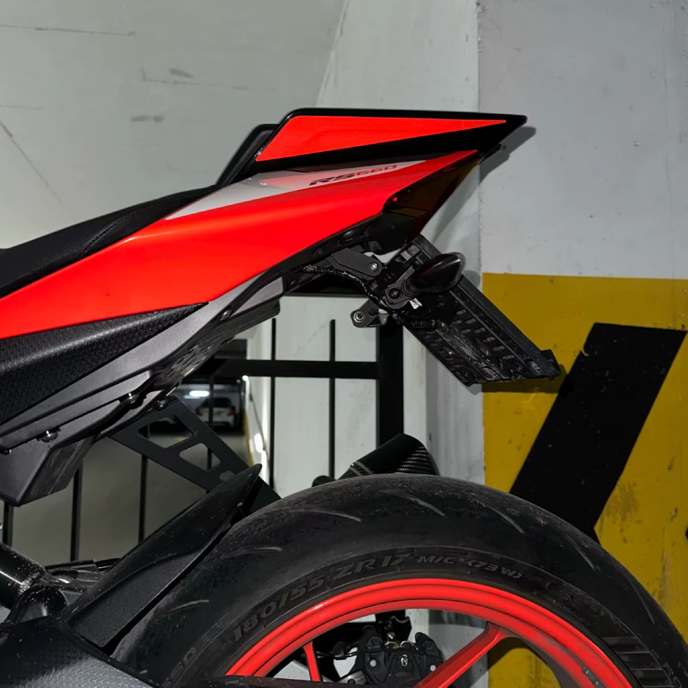 Tail Tidy License Plate Holder - Aprilia RS660 Tuono 660 RSV4 FACTORY 2021-2025