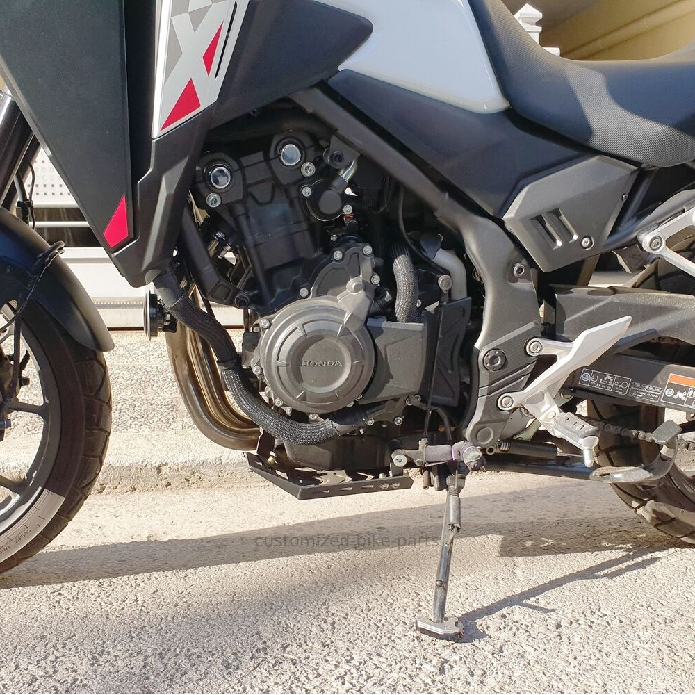 CNC Kickstand Shoe Extender Side Kick Stand - Honda NX500 2024-2025