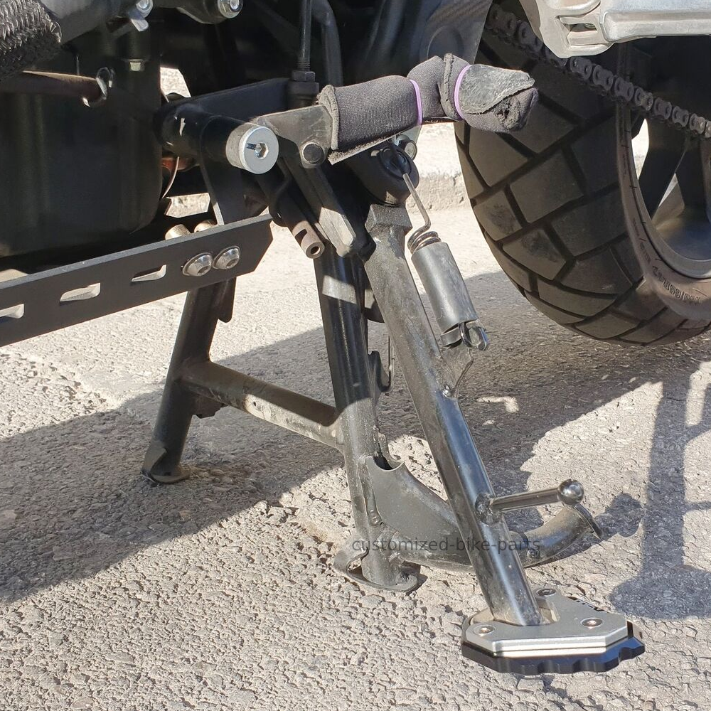 CNC Kickstand Shoe Extender Side Kick Stand - Honda NX500 2024-2025