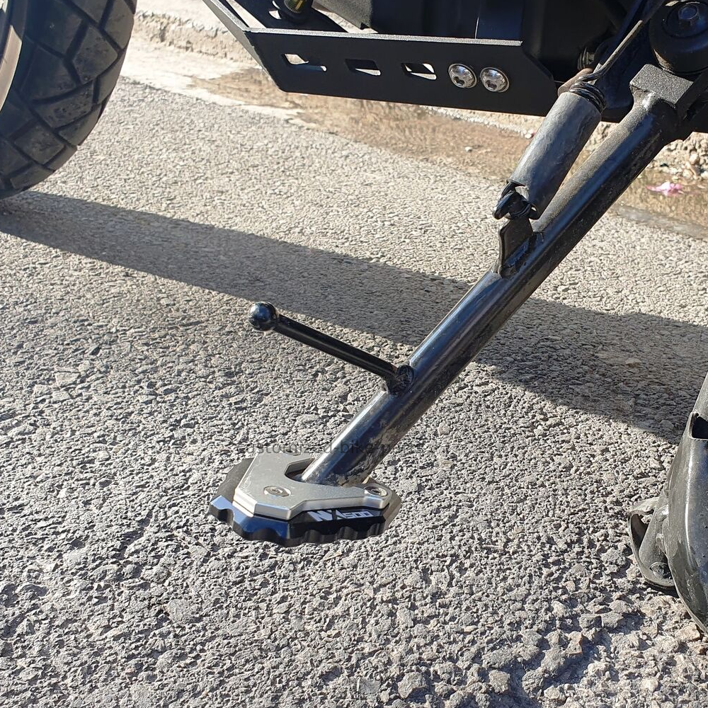 CNC Kickstand Shoe Extender Side Kick Stand - Honda NX500 2024-2025