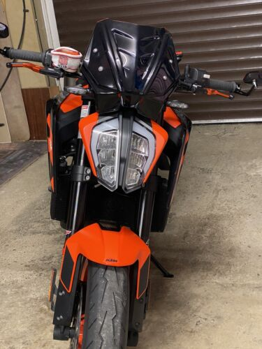 Motorcycle Black Windscreen Windshield Screen - KTM 790 890 Duke 2018-2025