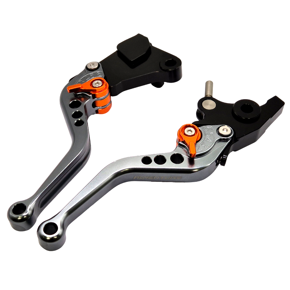 KTM 890 R/S Adventure 2019-2026 Short Clutch & Brake Lever Set - Titanium
