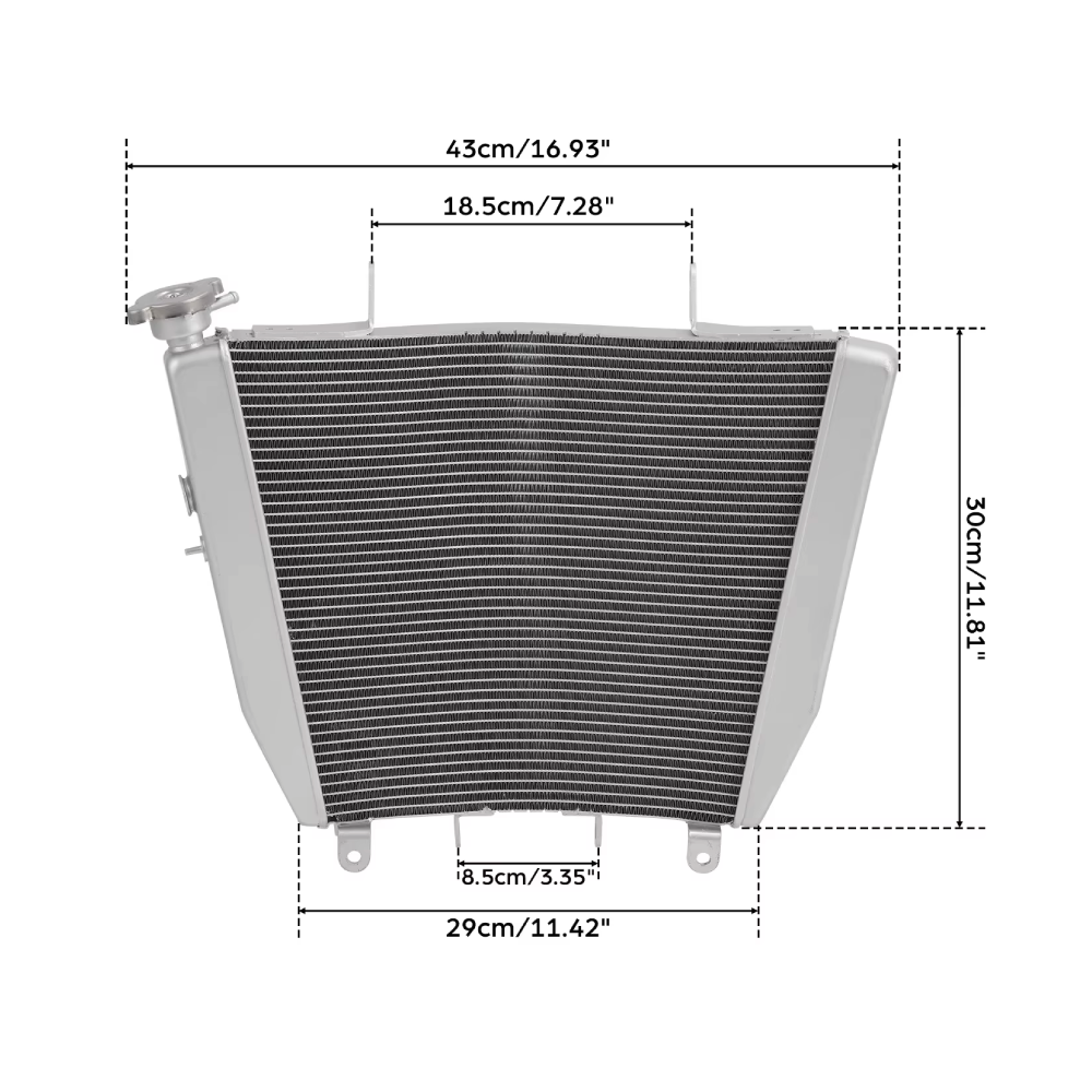 Motorcycle Engine Radiator Cooling Cooler – Fits Aprilia RSV4 2011–2022