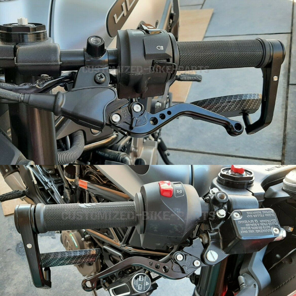 Short Black Clutch & Brake Levers Husqvarna Svartpilen 125 2021-2026