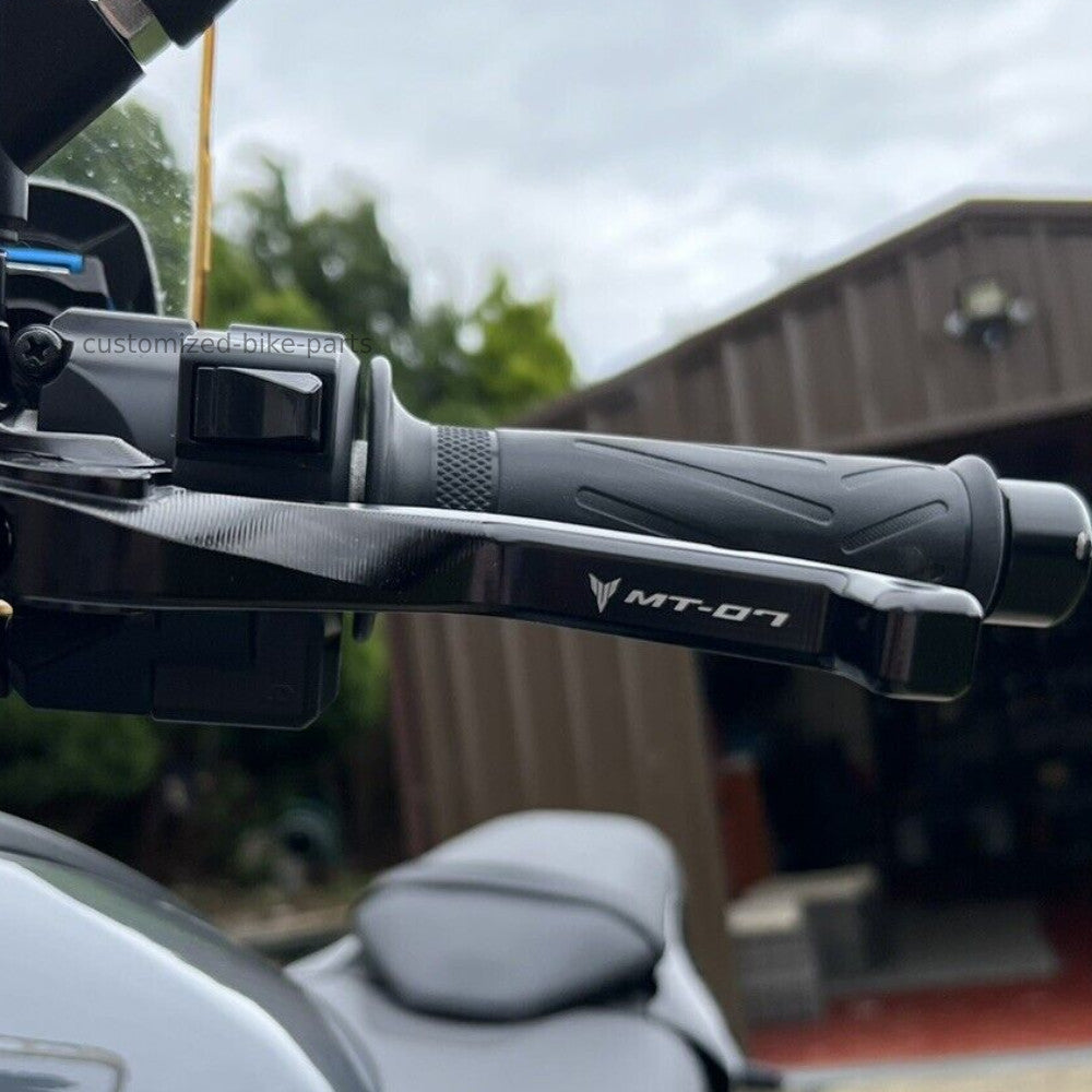 YAMAHA YZF-R3 2015-2026 BLACK SHORT ADJUSTABLE BRAKE & CLUTCH LEVERS SET