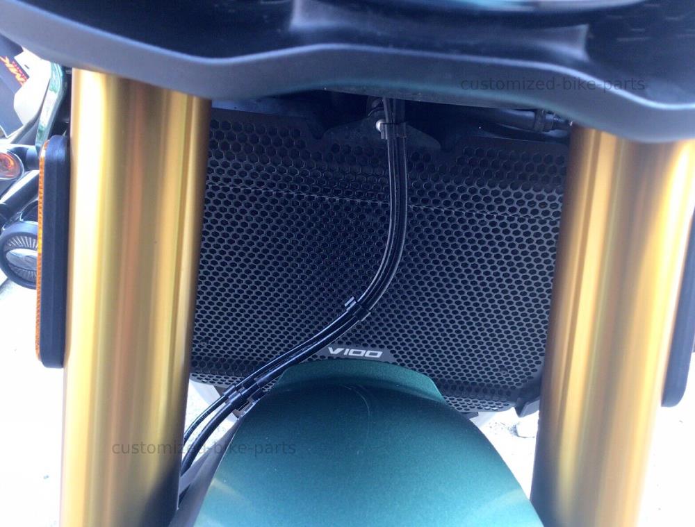 Radiator Protector Cover Guard Grill For Moto-Guzzi V100 Stelvio 2024-2026