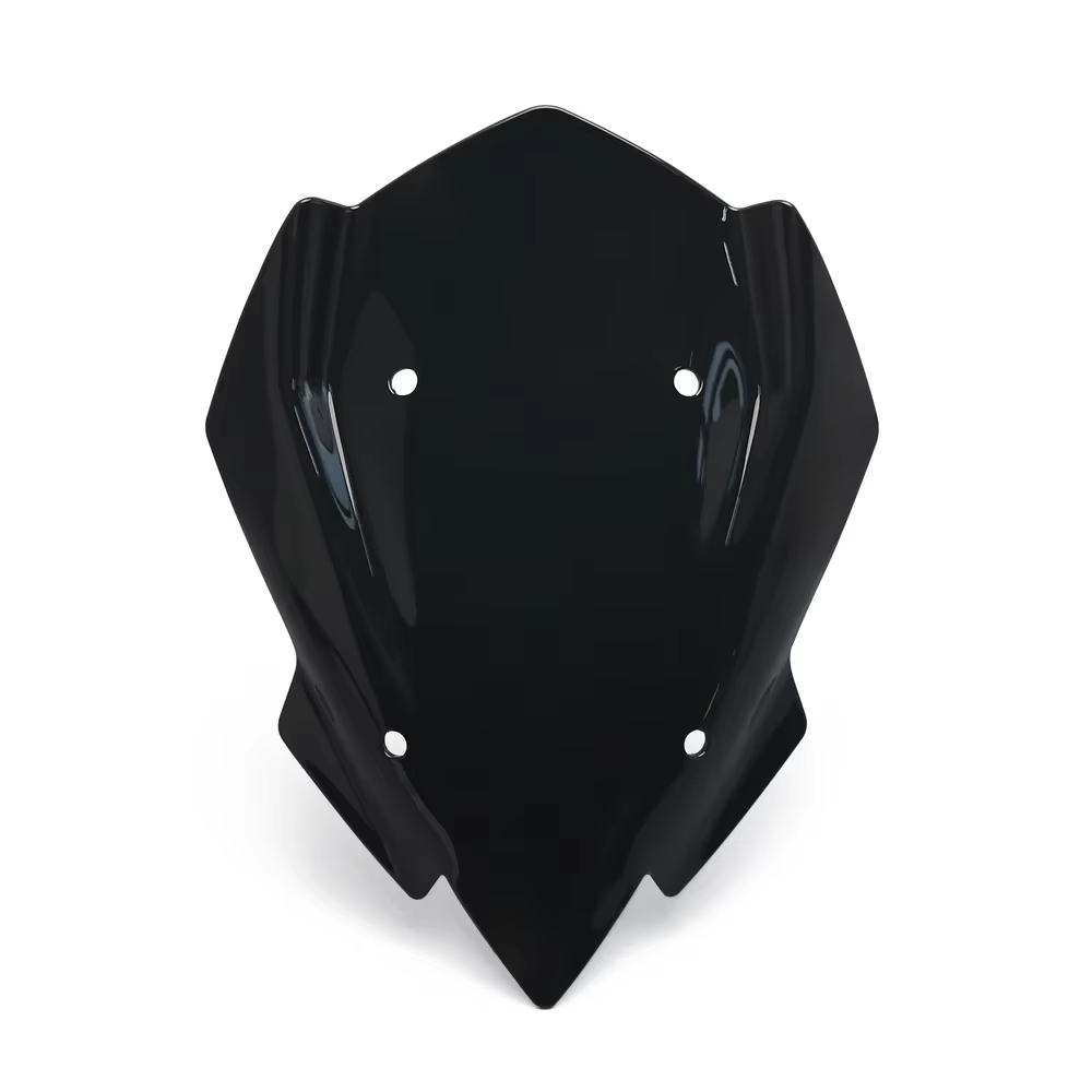 Motorcycle Black Windscreen Windshield Screen - Kawasaki Z900 / SE 2025-2026