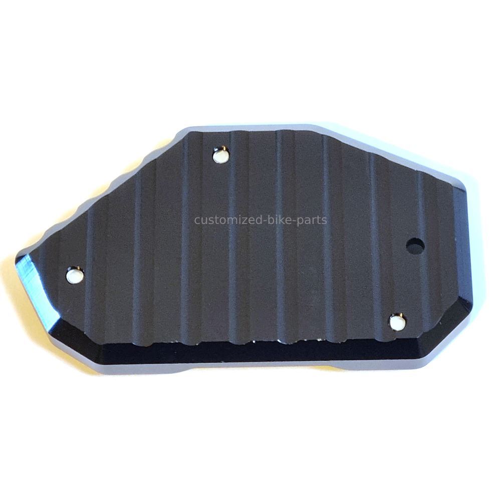 Black Side Stand Kickstand Shoe Extender - Suzuki DL650 V-Strom 2012-2025