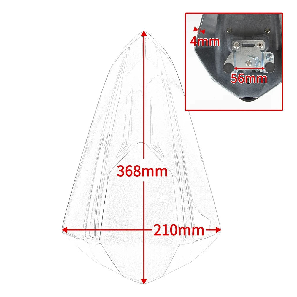 Kawasaki Z125 Ninja 2018-2025 Motorcycle Black Rear Pillion Passenger Seat Cowl