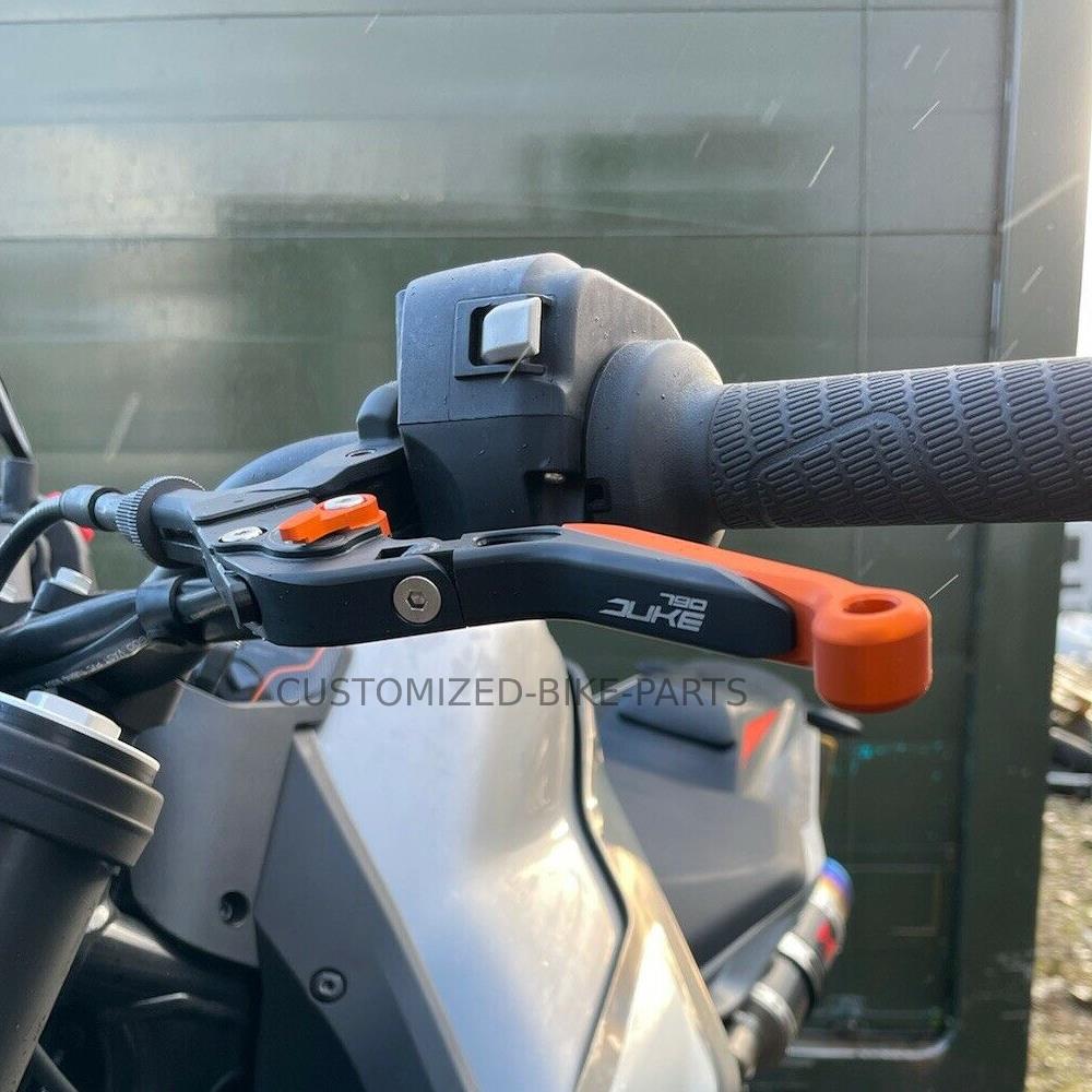 KTM 790 Duke 2018-2026 | Adjustable Clutch Brake Lever Set Black/Orange