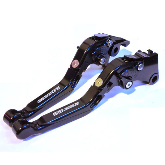 Black/Black Adjustable Clutch Brake Lever Set - BMW F850GS F 850 GS 2018-2025