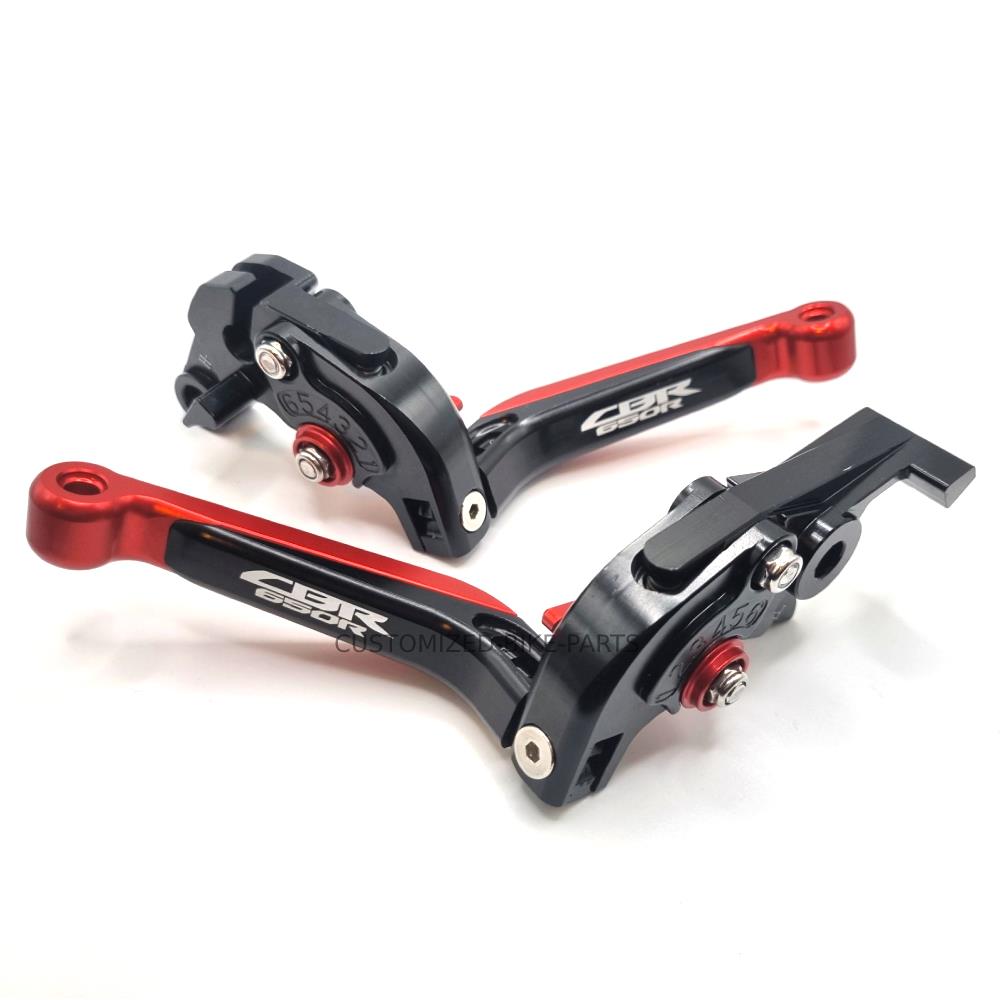 Honda CBR 650 R 2018-2026 | Adjustable Clutch Brake Lever Set Red/Black