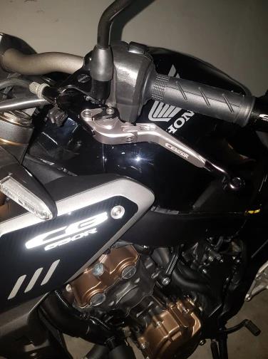 Honda CB650R Neo 2018-2026 | Adjustable Clutch Brake Lever Set Grey/Black