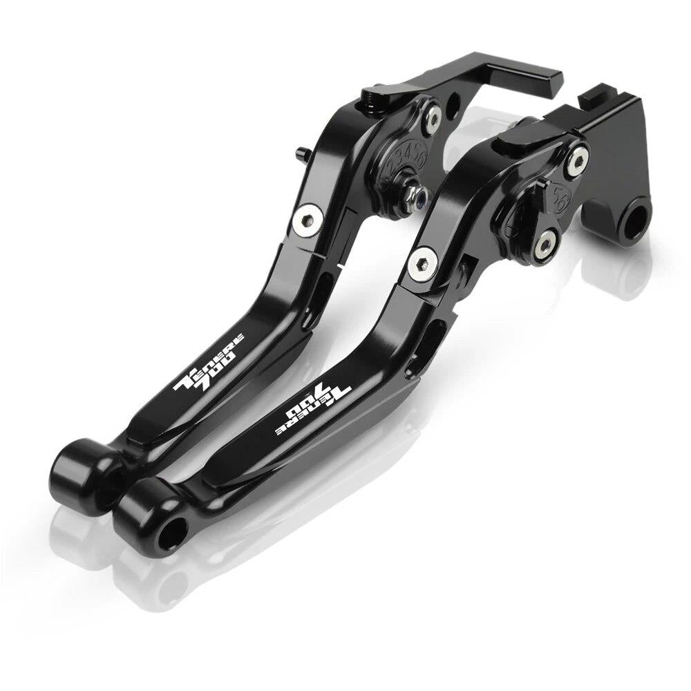 Black/Black Adjustable Clutch Brake Lever Set - Yamaha Tenere 700 /XTZ 2019-2026