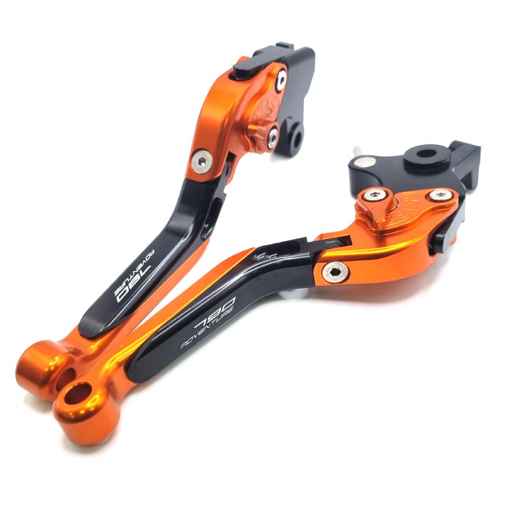 KTM 790 Adventure 2018-2026 | Adjustable Clutch Brake Lever Set Black/Orange