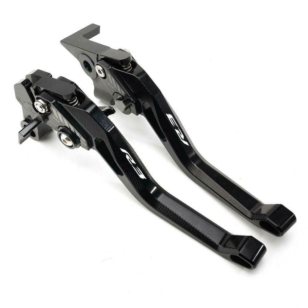 Yamaha YZF-R3 2014-2025 - Motorcycle Adjustable Clutch & Brake Levers Set Black
