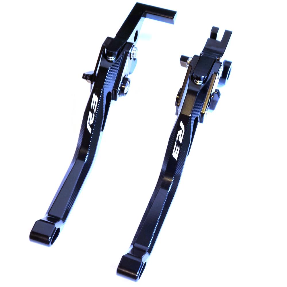 Yamaha YZF-R3 2014-2025 - Motorcycle Adjustable Clutch & Brake Levers Set Black