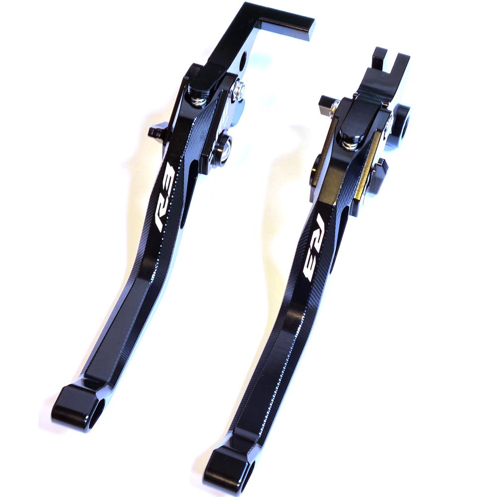 Yamaha YZF-R3 2014-2025 - Motorcycle Adjustable Clutch & Brake Levers Set Black