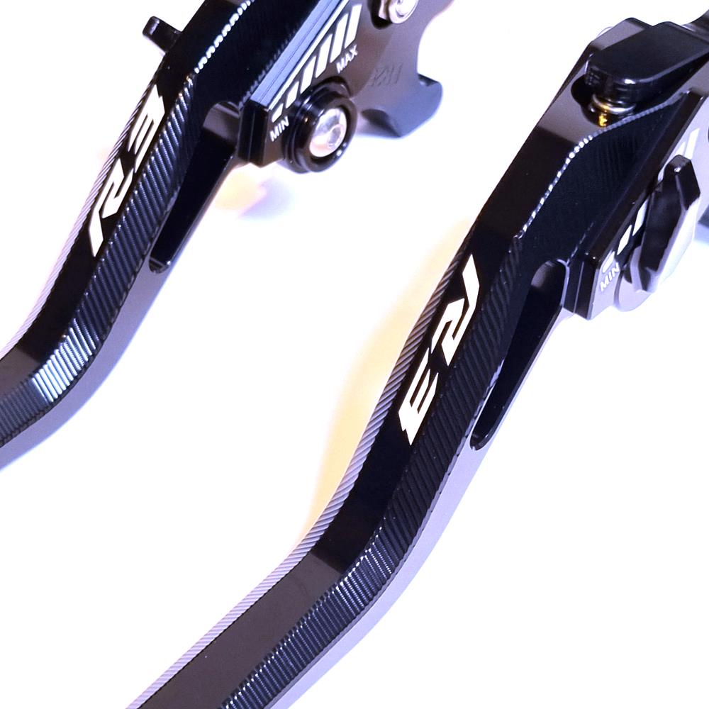 Yamaha YZF-R3 2014-2025 - Motorcycle Adjustable Clutch & Brake Levers Set Black