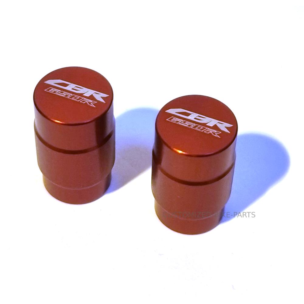 Honda CBR 650R 2018-2024 Titanium Engraved Tyre Valve Caps + Clutch Brake Levers