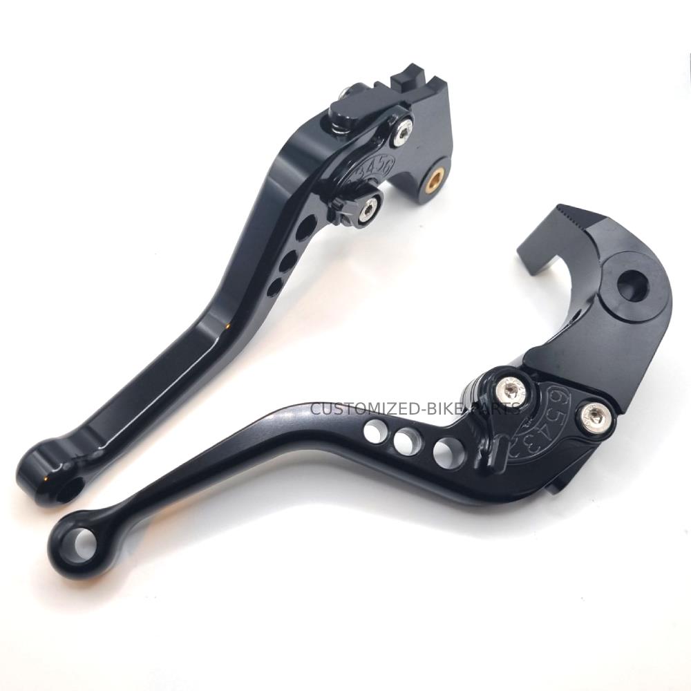 CNC Short Black Clutch & Brake Levers For Suzuki GSX-S1100 KATANA 2020-2021