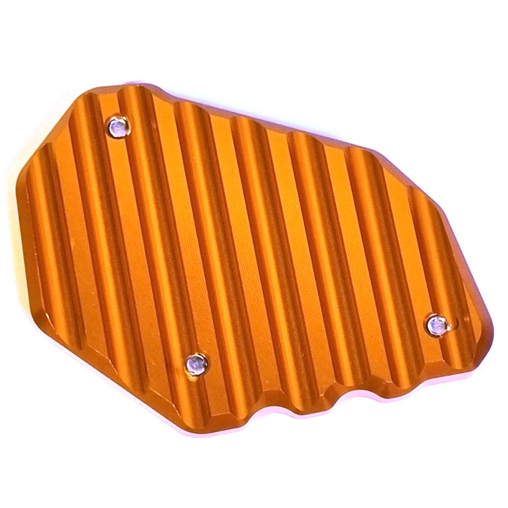 Black/Orange Side Stand Kickstand Shoe Extender KTM 890 Adventure / R 2020-2025