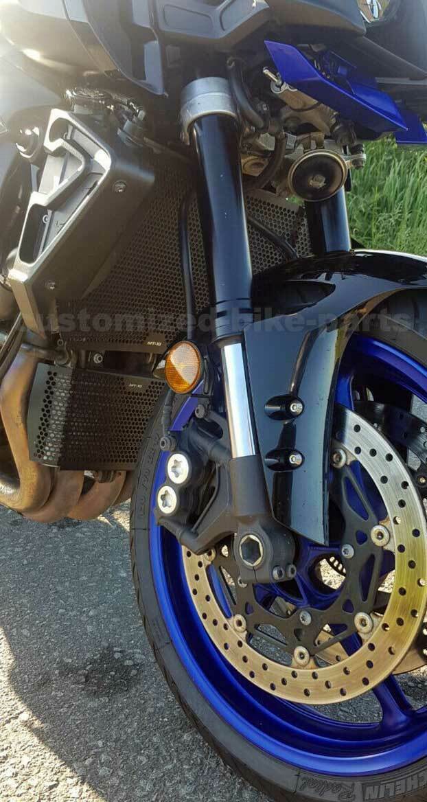 Engraved Motorcycle Aluminum Radiator & Oil Cooler Guard Yamaha MT-10 2016-2025