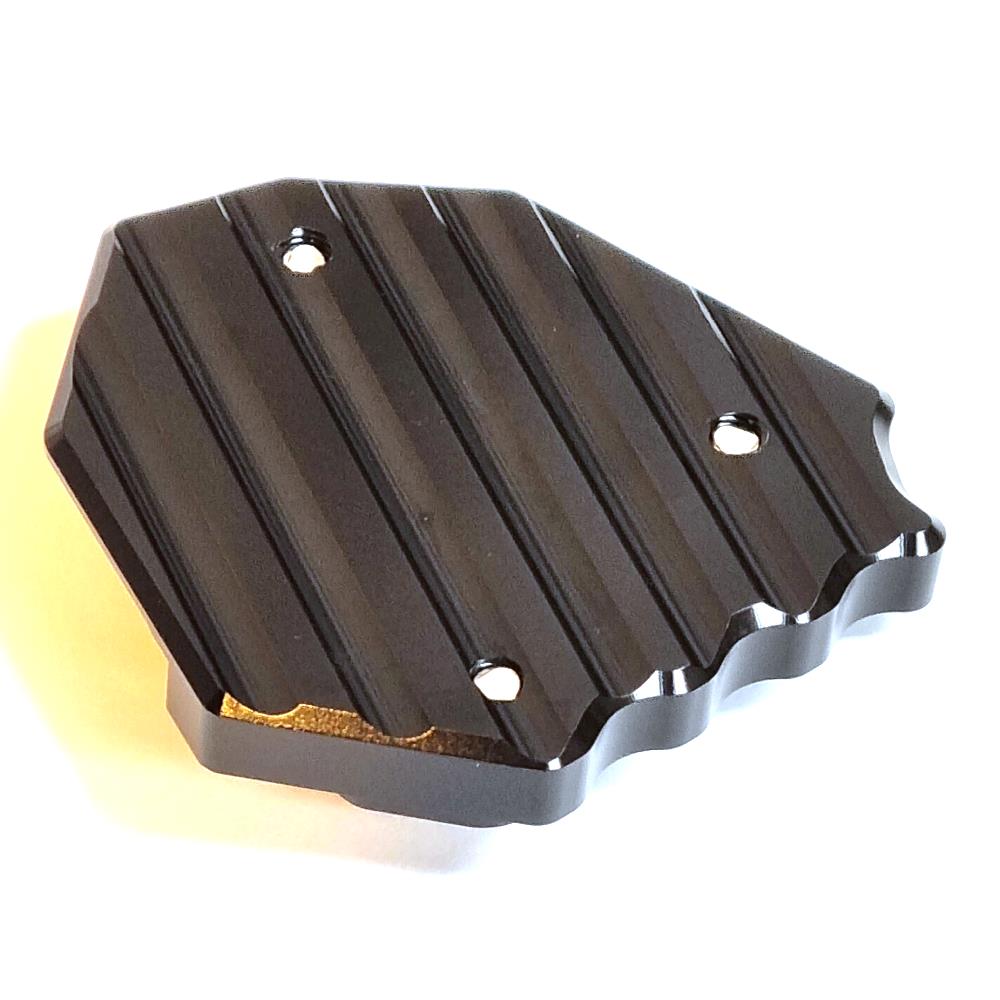 Black CNC Side Stand Kickstand Shoe Extender - BMW S 1000 XR 2020-2025