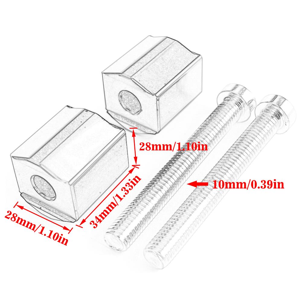 Black Handlebar Mount Risers Clamp - KTM 890 Adventure / R 2020-2025