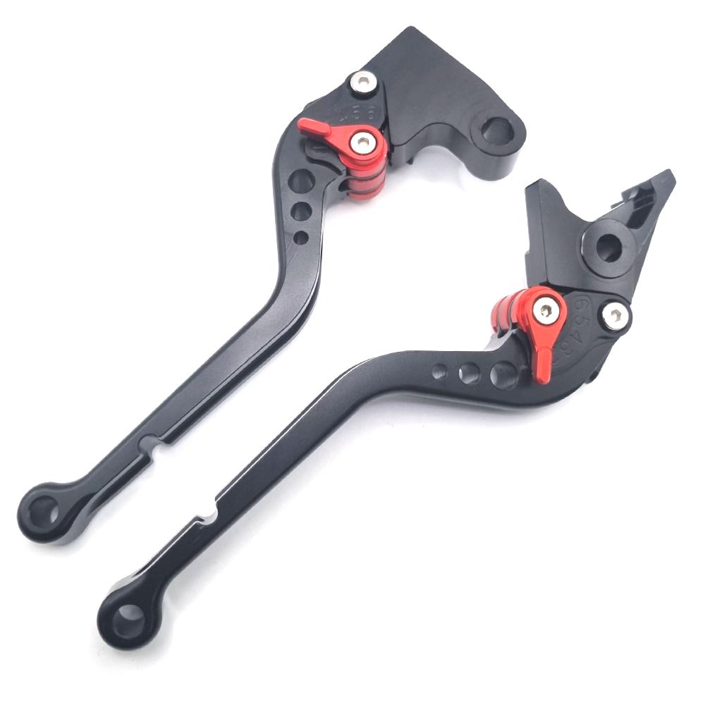 Triumph Trident 660 2021-2026 Long Black Adjustable Clutch & Brake Levers