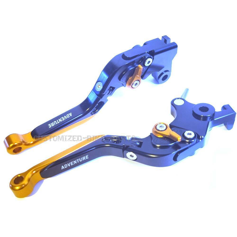 KTM 790 Adventure R 2017-2025 Adjustable Clutch Brake Lever Set Black / Orange